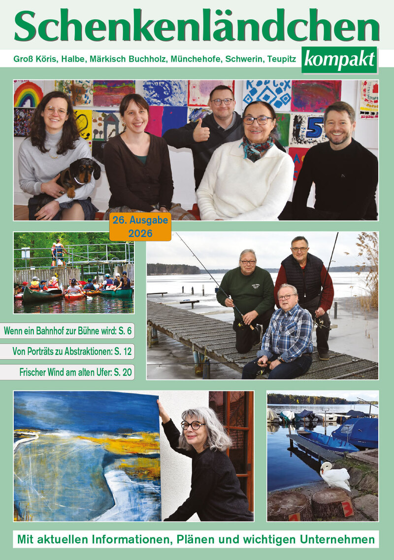 Broschüre 2026 erschienen, Schenkenländchen Broschüre 2026 erschienen, Schenkenländchen